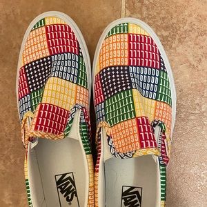 Vans slip on pride shoes